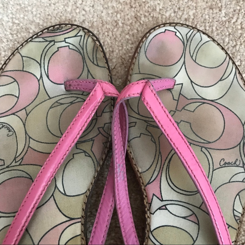 Coach Flip Flops - Picture 3 of 6